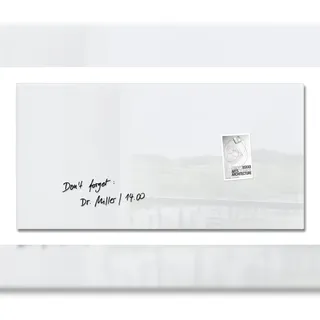 Sigel Glas-Magnettafel 91 x 46 cm Weiß
