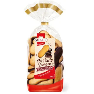 Schulte Biskuitzungen Zartbitterschokolade 200 g