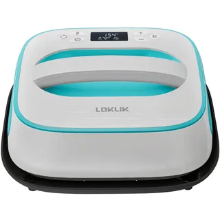 loklik Easy Heat Press Heizpresse Türkis