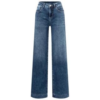 MAC Regular-fit-Jeans RICH PALAZZO blau 38 /30