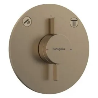 Hansgrohe DuoTurn S Mischer Unterputz, für 2 Verbraucher, brushed bronze