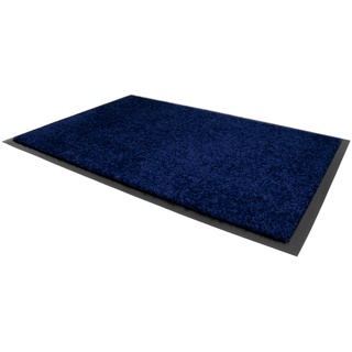 Fußmatte PRIMAFLOR-IDEEN IN TEXTIL "Schmutzfangmatte CLEAN PRO" Teppiche Gr. B/L: 90 cm x 150 cm, 8 mm, 1 St., blau Designer Fußmatten Schmutzfangmatte, Uni-Farben, UV-beständig, waschbar