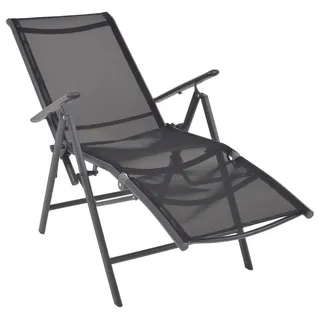 vidaXL Liegestuhl 42766 0 x 0 x 0 cm Schwarz