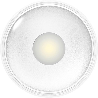 LED Deckenleuchte HEITRONIC "Girona" Lampen Gr. 1 flammig, Ø 10,7 cm Höhe: 3,6 cm, weiß LED Außendeckenleuchte Außendeckenleuchten Außenleuchten und Gartenleuchten Lampen Wandlampe, Deckenlampe, wasserdicht, für innen außen
