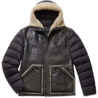 Blauer Jacken Kurtka Skóra Męska BLUL01173, BLUL01173999, Größe: 183 - Braun