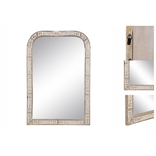 Bigbuy Spiegel Wandspiegel 51 x 3 x 76 cm Holz Weiß weiß