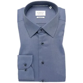 Eterna Langarmhemd Blau 45