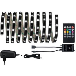 Paulmann Lights and Sound Comfort 70956 LED-Streifen-Komplettset mit Stecker 12V 3m RGB