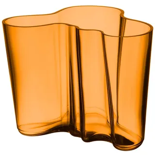 Iittala Alvar Aalto Vase Copper Glas Kupferfarben, Größe: 20cm x 19cm x 16cm, 1050152
