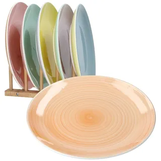 Mambocat Pastello Speiseteller Ø27 cm mehrfarbig 6er Set