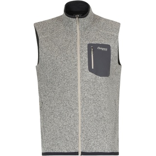 Bergans Herren Kamphaug Knitted Weste (Größe XL, beige)