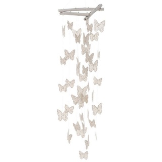 BOLTZE Dekoobjekt Windspiel Sanela (Schmetterlinge, natürliche Farben, schöne
