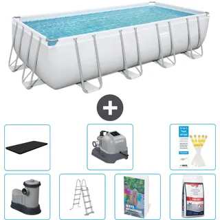 Bestway Power Steel Rechteckig - 549x274x122 Cm - 8-teilig  S649