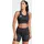 Crop-Top Damen schwarz XS