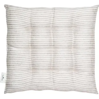Stuhlkissen TOM TAILOR HOME "Fresh Stripe", grau (grau, gestreift), B:40cm L:40cm, Polyester, Dekokissen_Sitzkissen_Kissenhüllen, Stuhlkissen, mit modernem Nadelstreifendessin