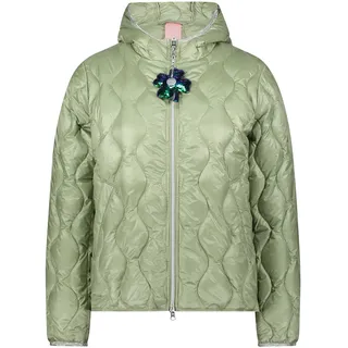 Cartoon Steppjacke Damen mit Eingrifftaschen grün 34 EU