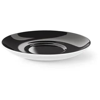 Dibbern Untertasse Dibbern Solid Color Untertasse zur Cappuccinotasse schwarz