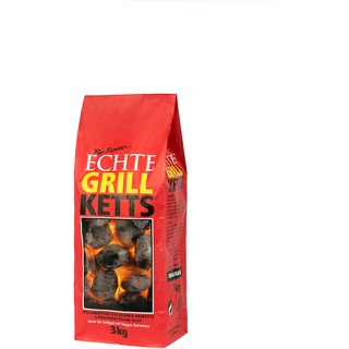 12kg Premium Grillbriketts Grillketts „100% Made IN Germany“ Kohle Holzkohle für Kugelgrill Holzkohlegrill ideal für Dutch Oven Smoker Briketts Grill Kohle