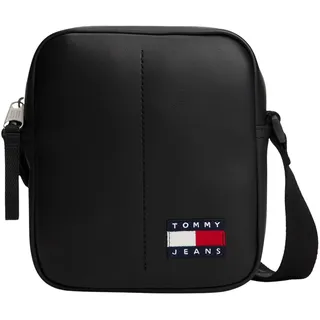 TOMMY JEANS Herren Crossbody Bag Tasche Daily Pu Reporter Klein, Schwarz (Black), Einheitsgröße - Einheitsgröße
