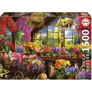 Educa - 1500-teiliges Puzzle für Erwachsene | Gartenhaus | Maße: 85 x 60 cm | Ab 14 Jahren (20567)