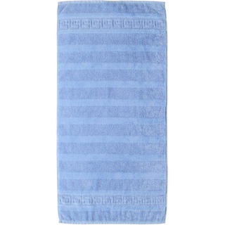 CaWö Handtuch Noblesse 50 x 100 cm Baumwolle Blau Azur