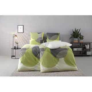 BIERBAUM Carla geometrisch Grün 155 x 220 cm + 40 x 80 cm