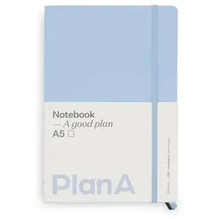 Thalia Notizbuch A5 Softcover French Blue Blanko Blau