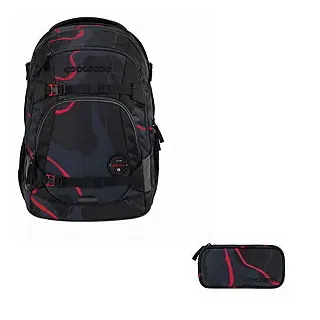 Coocazoo Mate Lava Lines 2tlg Schulrucksack Set