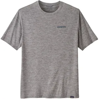 Patagonia Herren Capilene Cool Daily Graphic T-Shirt - M - Boardshort Logo Abalone Blue: