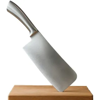 TronicXL Hackmesser Hackbeil Küchenbeil Edelstahl Knochen Fleisch Küche Messer Hackmesser, rostfrei Küchenmesser silberfarben