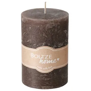 Boltze Casual Stumpenkerze 10 cm taupe