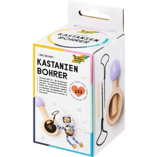Folia Kastanienbohrer Bastelset 103-teilig braun