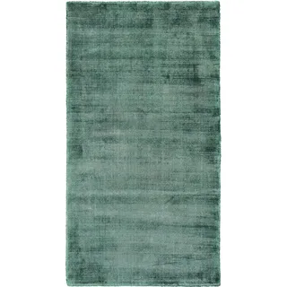 Teppich DEKOWE "Harry" Teppiche Gr. B/L: 200 cm x 290 cm, 12 mm, 1 St., grün (tannengrün) Esszimmerteppiche Kurzflor, Vintage Design, Wohnzimmer