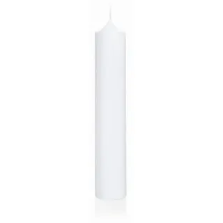 INNA-Glas Spitzkerze Kerzenrohling AZORA, weiß, 26,5cm, Ø5cm - Made in Germany weiß