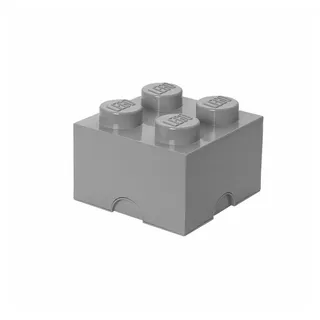 LEGO 4 Noppen 25 x 18 x 25 cm 1-tlg. grau