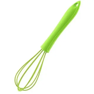 KOCHBLUME Schneebesen mini 19 cm, grün, Kochblume Edition, Silikon