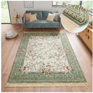 HANSE HOME Teppich – Wohnzimmerteppich Orientalisch mit Fransen, Orient, Wohnzimmer, Schlafzimmer, Esszimmer