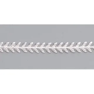 efco "Blätter Wachs Dekoration Grenze, Silber, 180 x 7 mm