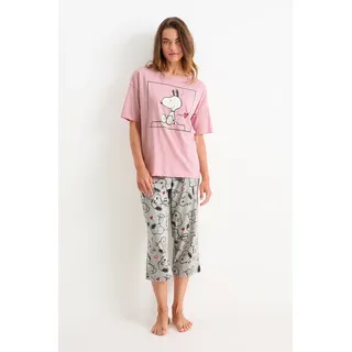 Pyjama-Snoopy, Pink, XL
