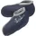 Stiefel-Socke in Marine/Grau Gr 34/35