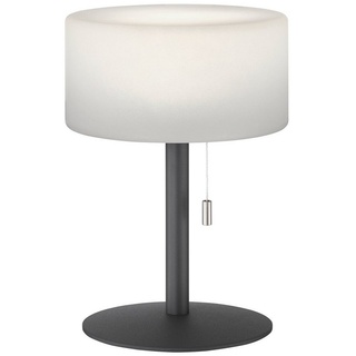 FH Lighting LED Tischleuchte LED-Tischlampe CADIZ, Akkubetrieb, weiß, LED fest integriert, mit RGB-Farbwechsel schwarz|weiß