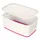 Aufbewahrungsbox 31,8 x 19,1 x 12,8 cm 1-tlg. perlweiß/pink