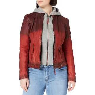 Gipsy Mauritius Cascha LAMOV Frauen Lederjacke rot 4XL 100% Leder Basics - 4XL