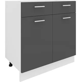VCM Unterschrank Esilo 80 x 46 x 82 cm Grau
