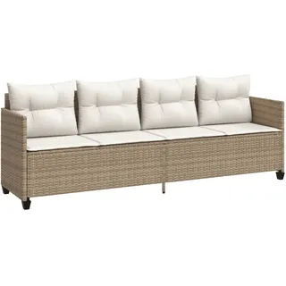vidaXL Sonnenliege 200 x 58 x 37 cm Beige