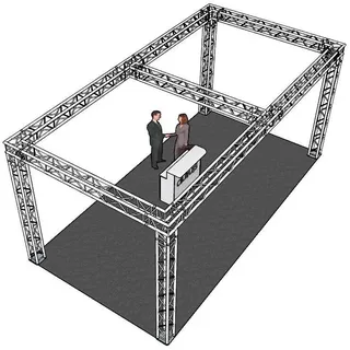 Alutruss QUADLOCK 6082 Rechteck 7,71x4x3,5m