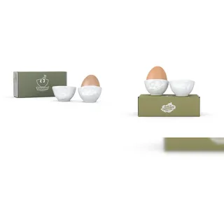 Set 4-tlg. - FIFTYEIGHT Eierbecher - Dekor Weiß - 1 Set