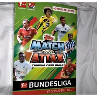 Match Attax 2020/2021 Adventskalender Fußball Bundesliga OVP,Neu,Lizenzware