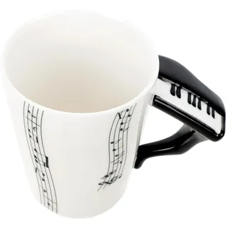 LIFKOME Musik Tasse Reisekaffeetassen Tasse mit Musiknoten exquisite Tasse Bürobecher Wassergläser Kaffeebecher kreative Tasse modische Kaffeetasse Mode Wasserbecher Porzellantasse Keramik