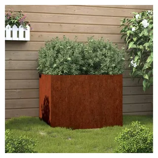 vidaXL Pflanzkübel 62 x 47 x 46 cm Cortenstahl